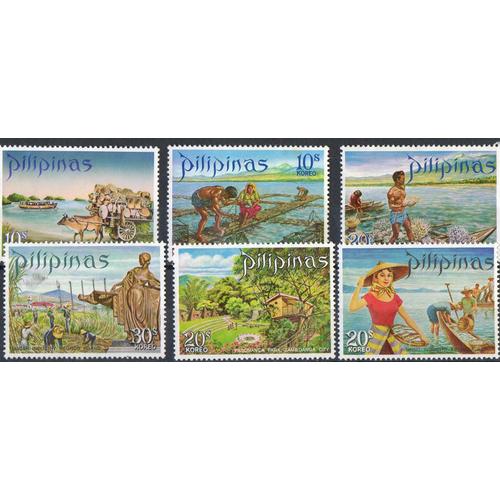 Philipines Timbres Agriculture Et Pêche