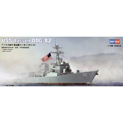 Hobbyboss 1 700 Échelle Kit Mod Le Uss Lassen Ddg-82 Gris