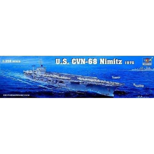Trumpeter 05605 Mod Le Kit Porte-Avions Uss Nimitz Cvn De 68 1975