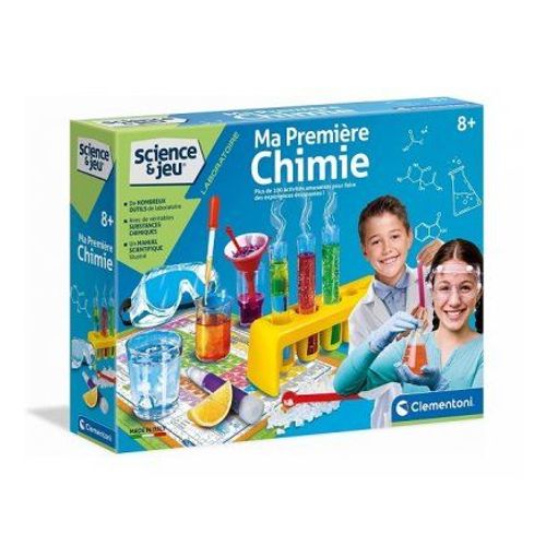 Laboratoire De Chimie 100 Experiences Pour Enfant 8 Ans Et Plus - Kit Educatif Jeu Et Sciences - Set Activites Scientifiques Et Carte