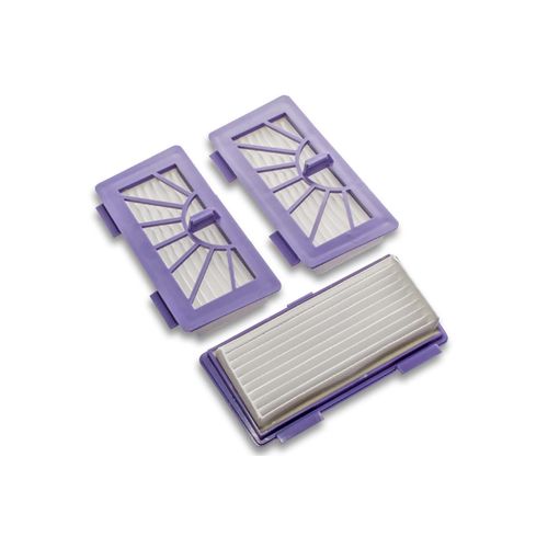vhbw 3x Filtres HEPA, compatible avec Vorwerk Kobold VR100 & Neato XV-11, XV-12, XV-15, XV-21, XV-25, XV Essential