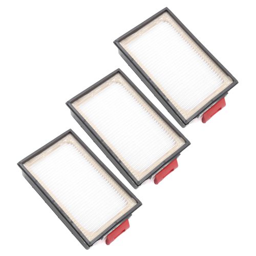 vhbw 3x Filtre compatible avec Bosch BGS 614 M101, 614 M102, 618 M1, 6220 GB/01, 61842, 62232 aspirateur - Filtre HEPA contre les allergies