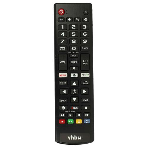 vhbw Télécommande compatible avec LG 49UH6109, 49UH664V, 50UH635V, 55UH6159, 49UH610V, 49UH620V, 49UH661V télévision,TV