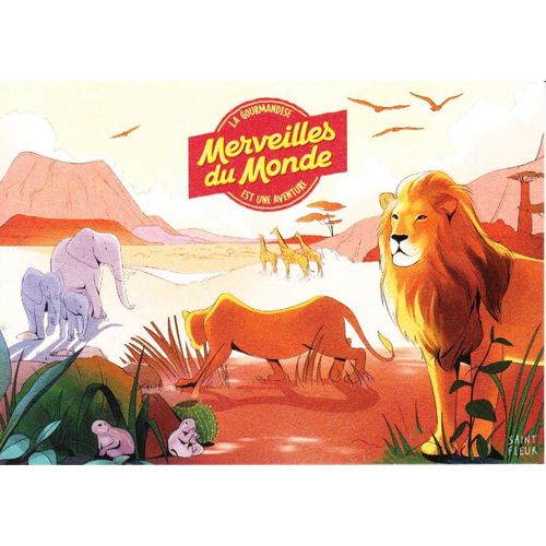 Merveilles Du Monde - Carte Postale