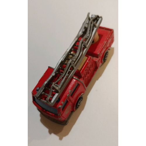 Majorette Camion Rouge Pompier Échelle 