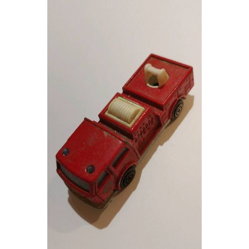 Majorette Camion De Pompier Échelle Rouge 