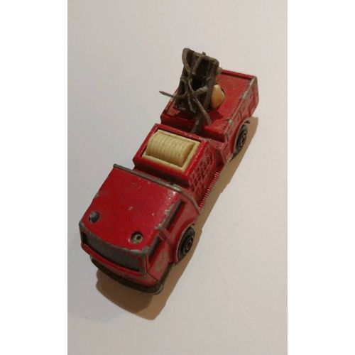 Majorette Camion De Pompier Échelle Rouge 
