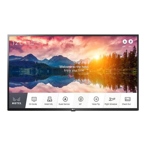 LG 43US662H9ZC - Classe de diagonale 43" US662H Series TV LCD rétro-éclairée par LED - hôtel / hospitalité - Pro : Centrique - Smart TV - webOS 5.0 - 4K UHD (2160p) 3840 x 2160 - HDR - céramique...