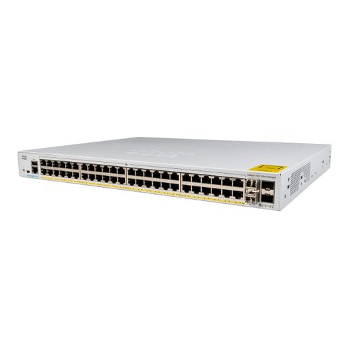 Cisco Catalyst 1000-48FP-4G-L - Commutateur - Géré - 48 x 10/100/1000 (PoE+) + 4 x Gigabit SFP (liaison montante) - Montable sur rack - PoE+ (740 W)