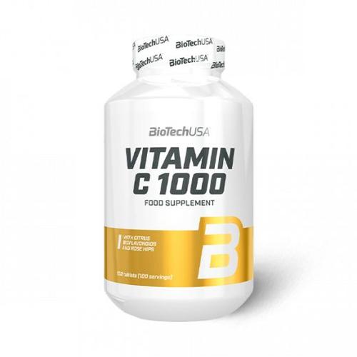 Vitamin C 1000 (100 Tabs)| Vitamine C|Biotech Usa 