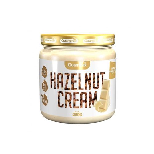 Crème De Noisette (250g)|Chocolat Blanc Noisette|Pâtes À Tartiner Protéinées|Quamtrax 