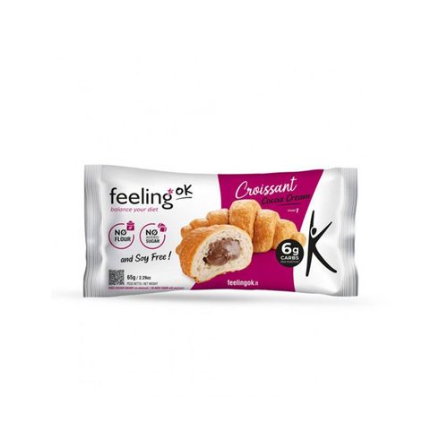 Croissant Fourré Choco Protéiné (65g)|Gâteaux Protéinés|Feeling Ok 
