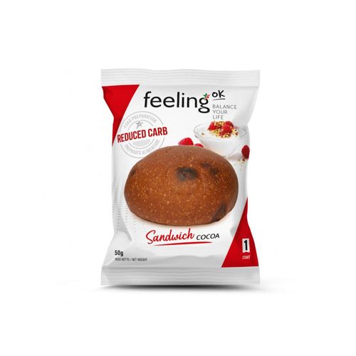 Sandwich Chocolaté Protéiné (50g)|Pains Protéinés|Feeling Ok 