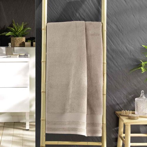 Drap De Douche "Tendresse" 70x130cm Taupe