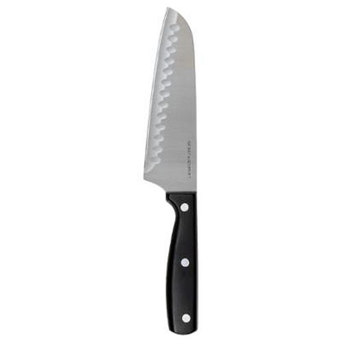 Couteau Japonais Santoku "Dice" Inox 29cm Noir