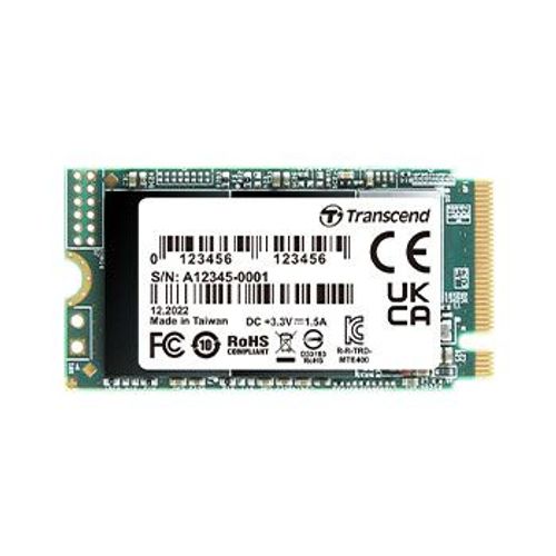 Transcend MTE400S - SSD - 512 Go - interne - M.2 2242 - PCIe 3.0 x4 (NVMe)