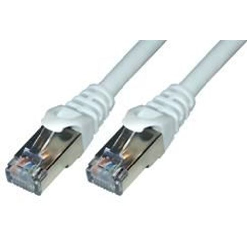 MCL - Cordon de raccordement - RJ-45 (M) pour RJ-45 (M) - 2.5 m - paire torsadée écrantée (F/UTP) - CAT 5e - moulé, bloqué - gris