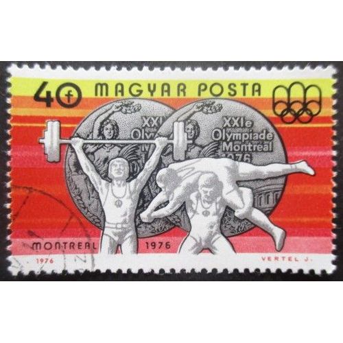 Hongrie N°2531 Vainqueurs Aux Jeux Olympiques De Montréal 1976 Oblitéré