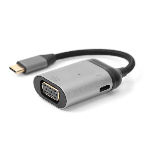 Nouveau convertisseur 4K USB type-c connecteur mâle vers VGA/DP/RJ45/Mini DP/HDMI, adaptateur vidéo Compatible pour Windows/Android/MAC OS