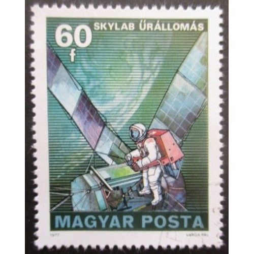 Hongrie N°2577 Skylab Oblitéré