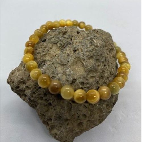 Bracelet Oeil De Tigre Doré