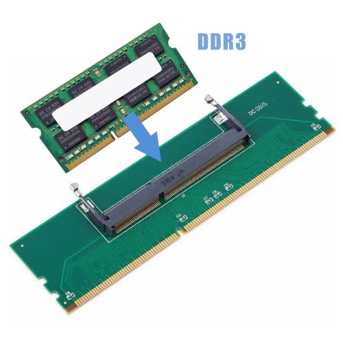Connecteur de mémoire DDR3/DDR2/DDR3, 5 mo/s, carte adaptateur 200 broches/SO-DIMM broches/240 broches vers ordinateur de bureau, DIMM