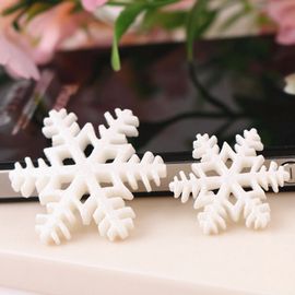Cabochons En Résine À Dos Plat Pour Filles, 10 Pièces, Paillettes De Noël, Flocons De Neige, Fleurs, N¿Uds De Cheveux, Décor D'arbre De Noël