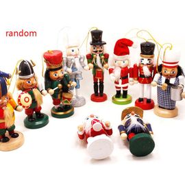Figurines De Soldat Roi Casse-Noisette En Bois Peint À La Main 6-12cm, Ornements De Maison, Cadeau De Noël Pour Enfants