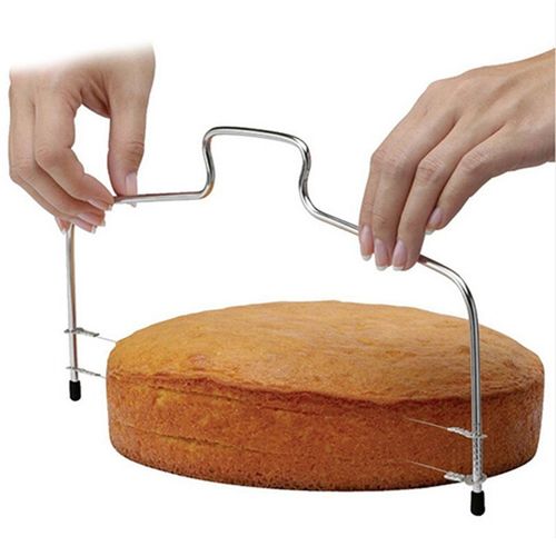 Outils de cuisson en acier inoxydable, Double ligne réglable, outils de cuisson, trancheur de pain, couteau à savon