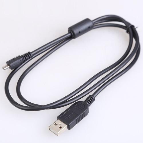 Câble USB 8 broches pour appareil photo, compatible avec Nikon, Olympus, Pentax, Sony, Panasonic, Sanyo, synchronisation avec PC, photos numériques