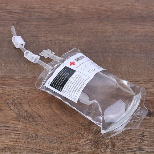 Sac Pour Boisson Réutilisable 350ml/400ml | Matériel Médical Clair En Pvc Transparent Pour Énergie Artérielle, Accessoires De Poche Pour Vampire D'halloween