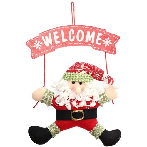 Sapin De Noël Mignon, Père Noël, Bonhomme De Neige, Porte Suspendue, Ornements Décoratifs Pour La Maison, Cadeau De Noël, Nouvel An