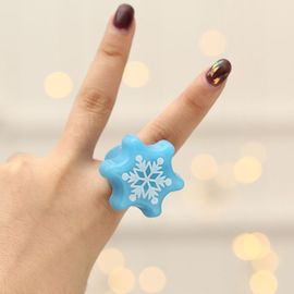 Lampe De Doigt De Noël Pour Enfant, Lampe De Fête, Jouet Pour Enfant, Flocon De Neige, Arbre De Noël