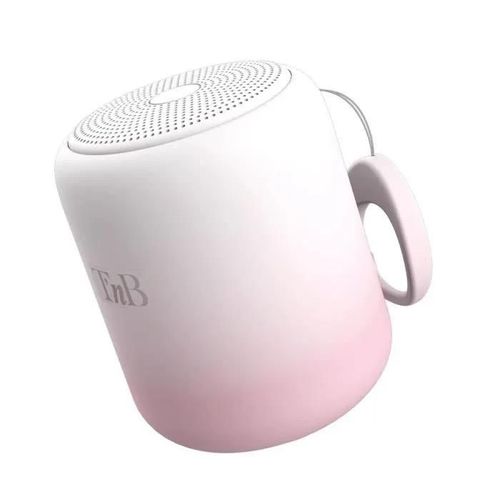 T'nB COLOR - Haut-parleur - pour utilisation mobile - sans fil - Bluetooth - 3 Watt - rose, blanc