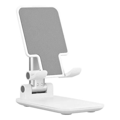 Tnb Influence - Support Smartphone De Bureau Pliable - Blanc/Gris
