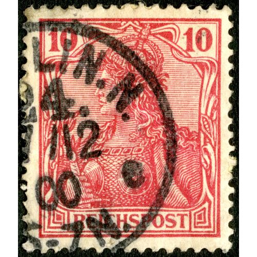 Timbre Oblitéré Reichspost , 10