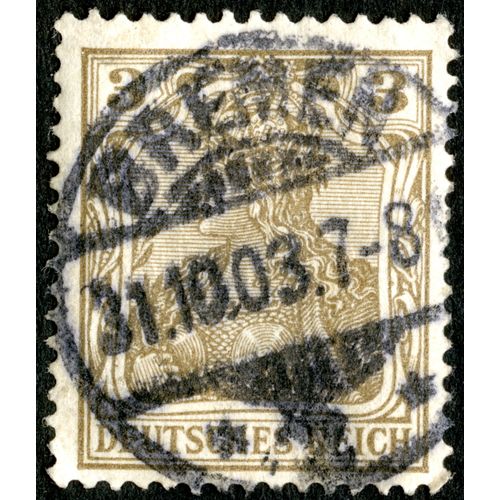 Timbre Oblitéré Deutsches Reich 3