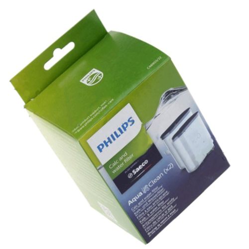 lot de 2 filtres à eau anticalcaire Aquaclean d'origine Cafetière Expresso (CA690322 CA6903/22 )