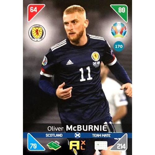 170 Oliver Mcburnie - Scotland - Panini Euro 2020 Kick Off Adrenalyn Xl