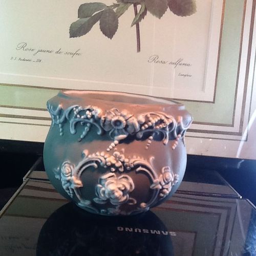 superbe petit pot biscuit porcelaine ancien ange style westwood ancien