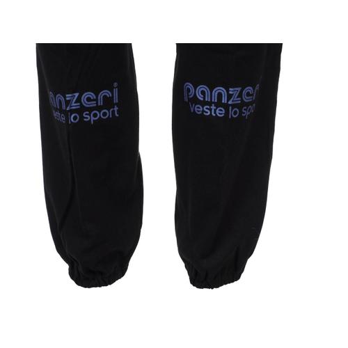 Panzeri - Uni h noir/bleu nacre jer - Pantalon de survêtement