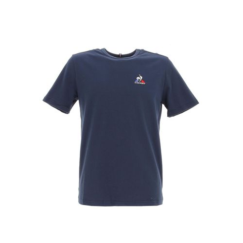 Tee Shirt Manches Courtes Le Coq Sportif Ess Tee Ss N4 M Bleu 20110
