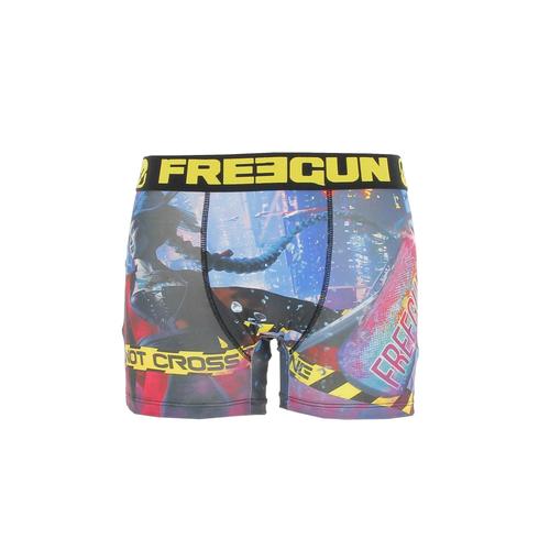 Sous Vêtement Boxer Freegun Boxer Homme Microfibre, Multicolor