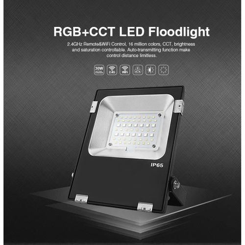 Projecteur Led Rgb+Cct 20w Radiofréquence Rgb + Ww-Cw (Rgb + Cct - Sans)