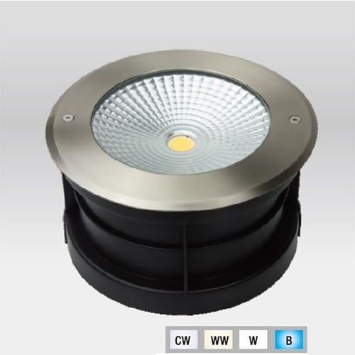 Spot Led Extérieur À Enterrer Ou Encastrer 24w (Éclairage 200w) Étanche Ip67 (Blanc Froid (6000k))