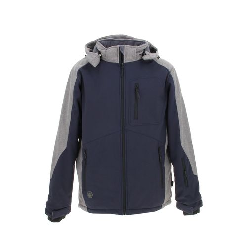 Blouson De Ski Eldera Sportswear Glacier Nvnr Ch Softshell Bleu Marine