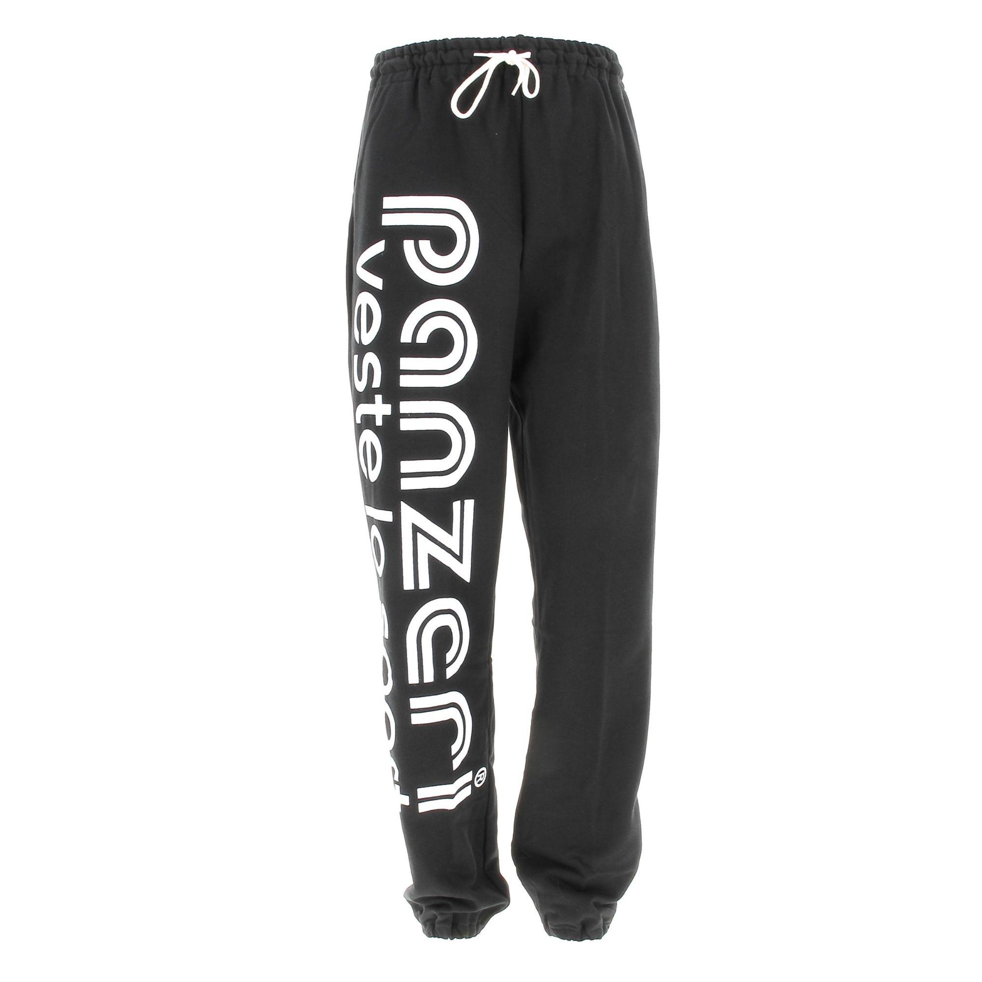 Pantalon de surv tement Panzeri Park o noir pantsurvt Noir Rakuten