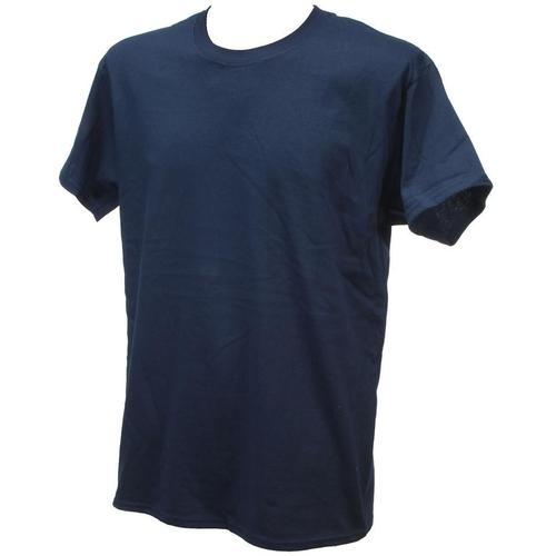 Tee Shirt Manches Courtes Gildan Heavy Navy Mc Coton Bleu Marine / Bleu Nuit