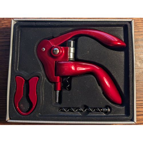 Coffret Tire-Bouchon En Métal Rouge Auchan