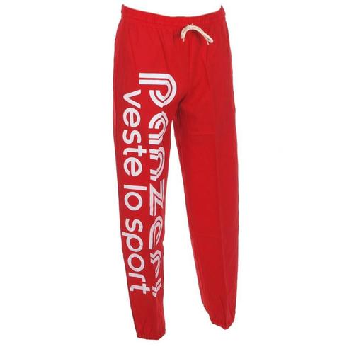 Pantalon De Survêtement Panzeri Uni H Rouge Jersey Pant Rouge